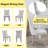 Jesly Tufted Linen Dining Chair (set of 2）-1390016856