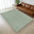 [Soft & Non Slip] - Our rugs for living room made of faux wool, if you walking barefoot, you will have the feeling of stepping on clouds! The skid resistant TPE backing can helps the rug stays in place well, safe for everyday indoor busy area-2124572249
