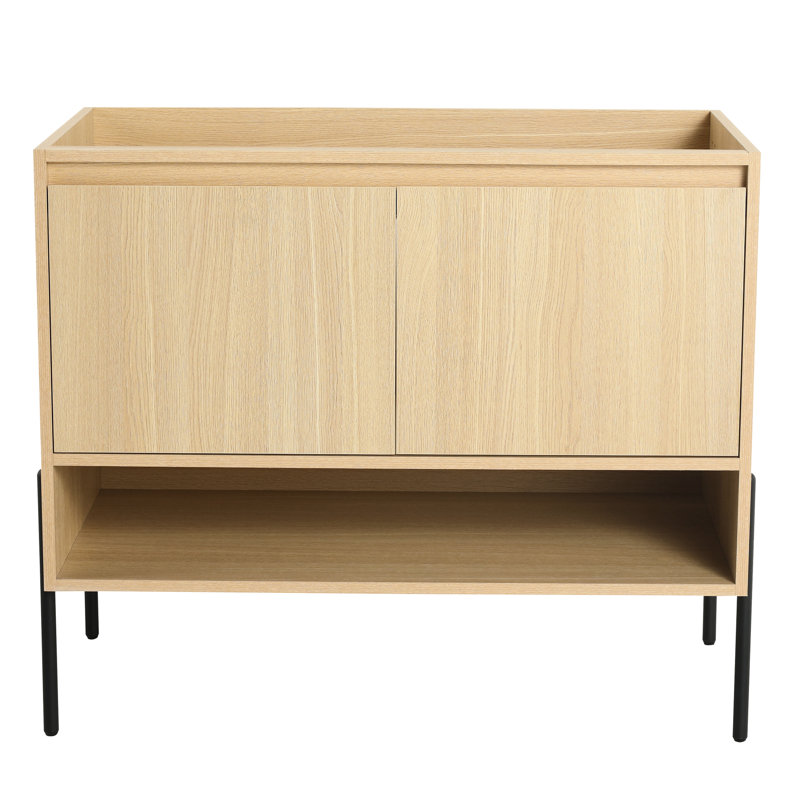 Armoire de meuble-lavabo 36 po - 2 portes à fermeture douce