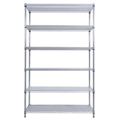 Odelyn 48'' W Steel Shelving Unit with Wheels
