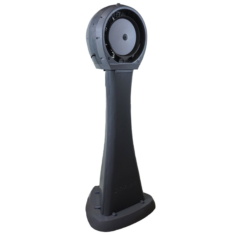 CYCLONE 72" Pedestal Reservoir 26 Gal Fan, Gray