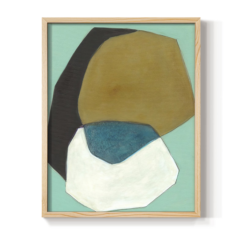 Boulder I Framed Print - Solid Wood, 11" H x 9" W