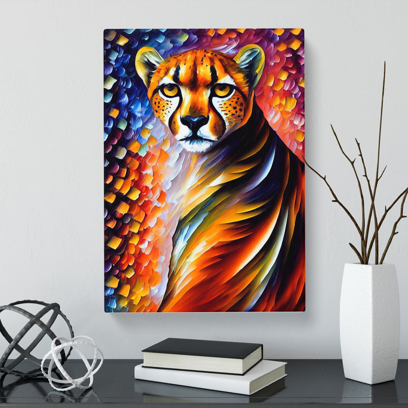 Cheetah Vol.1 - Wrapped Canvas, 50cm H x 35cm W x 3cm D