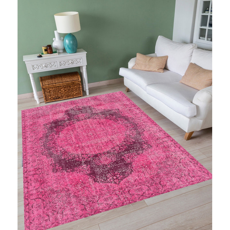 Tapis luxueux en velours, 5,9 x 9,5 pieds | 100% velours, hauteur de poils de 0,3 pouce | Doux au toucher, points durables sous la surface | Facile d'entretien, passe l'aspirateur, parfait pour le décor du salon et de la chambre à coucher