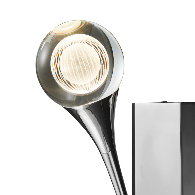 Luminaire mural argenté 1 lumière