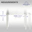 Structure de bureau debout à 4 pieds VIVO-102434898