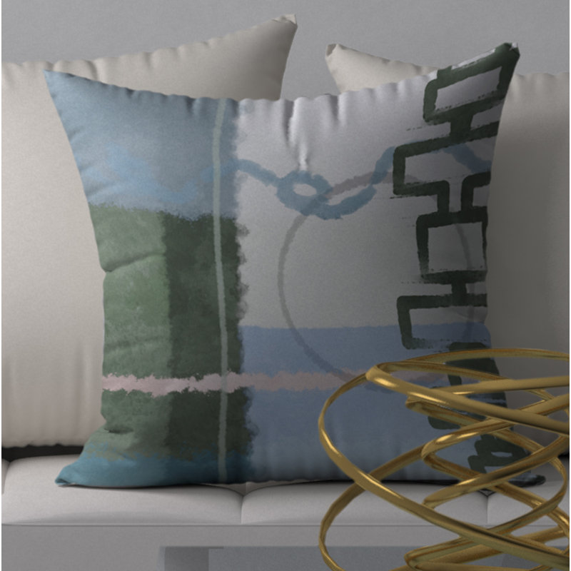 Housse de coussin décorative carrée exotique glorieuse, 18 po x 18 po