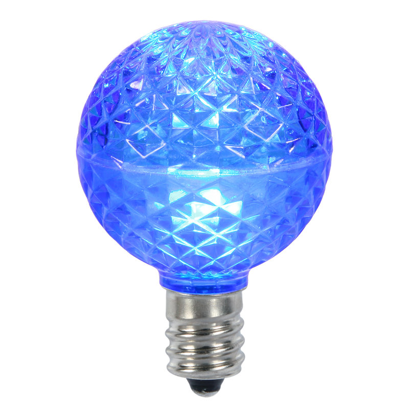 Globe Light Bulbs, Blue
