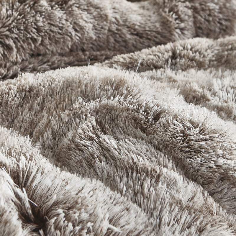 Are You Kidding Frosted Chocolate Coma Inducer Oversized Comforter Set, King Comforter + 2 King Shams