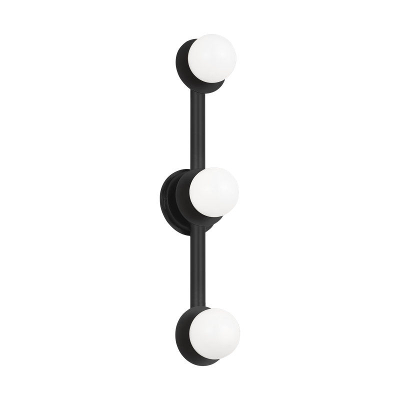 Nodes 3 - Light Vanity Light, Midnight Black