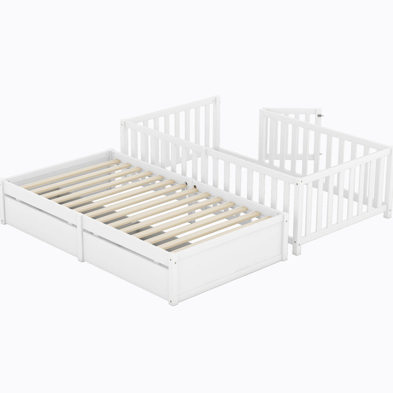 Braian Storage Bed, White, Twin