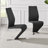 Scottsmoor Modern High Gloss Halo 6 Seater Dining Table Set with Luxury Faux Leather Dining Chairs-961680142-1071121740