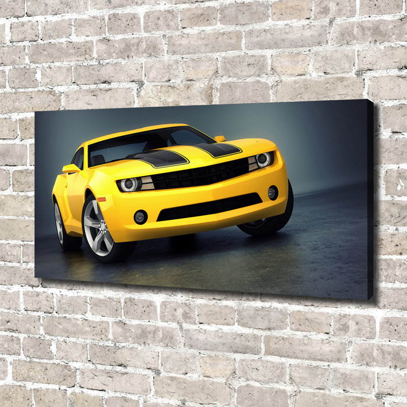 Sports Car - Wrapped Canvas Print
