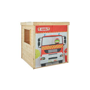 SOULET 120cm W x 80cm D Outdoor Manufactured Wood Playhouse