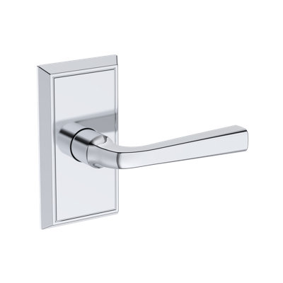 Kinsella Full Dummy Lever with Chamfered 5in Rose in Matte Black