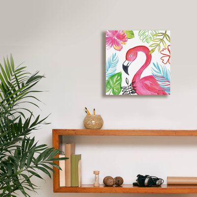  «Tropicana 4» par Farida Zaman, art mural sur toile, 12 po x 12 po