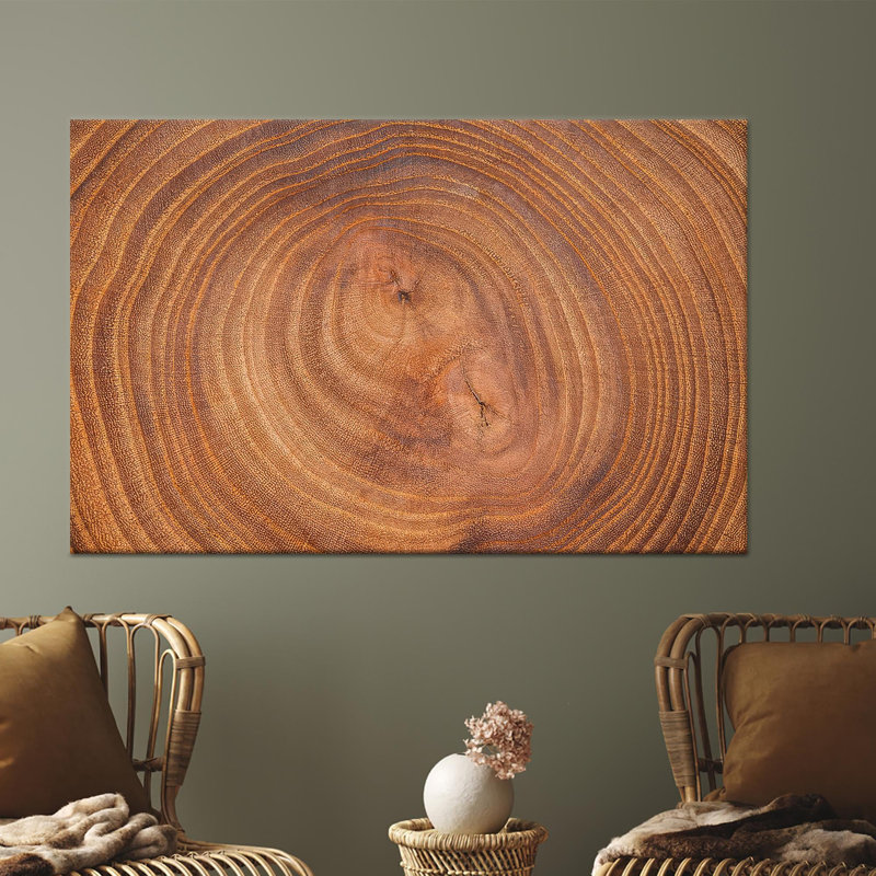 Élégante œuvre d'art sur toile imprimée: Arbre de vie, décoration murale en verre, 1P, 63,1 po H x 102,4 po l