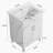 Bathroom Vanity,white  (Without ceramic basin)