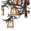 66" Wide Pine Branch Valley View 18 Light Chandelier