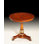 Italian Traditional Round Pedestal Accent Table with Inlaid Top