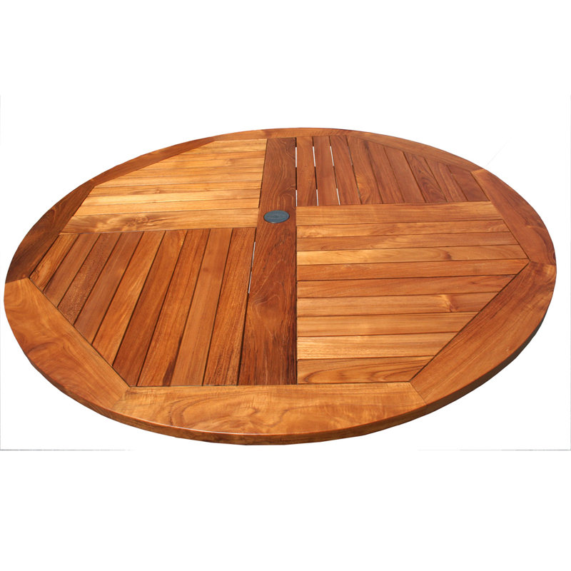 Java Outdoor Patio Folding Teak Wood Bistro Table