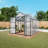 8X10 FT Polycarbonate Walk-In Greenhouse, Aluminum Frame-128769450