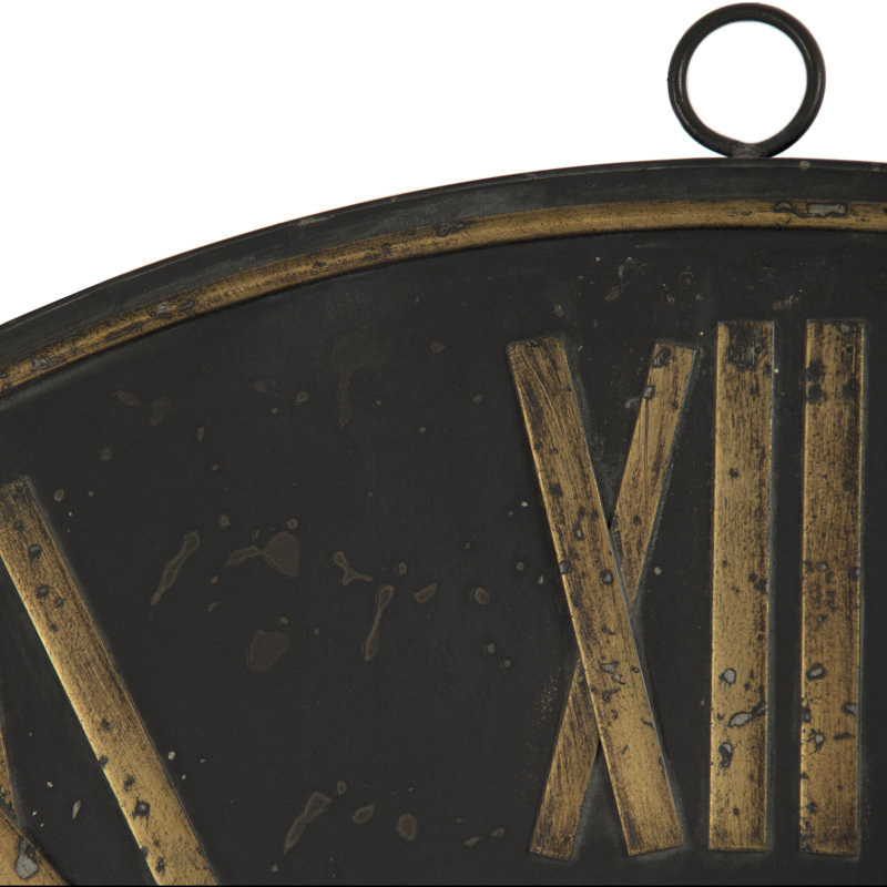 Swinson Metal Analog Wall Clock