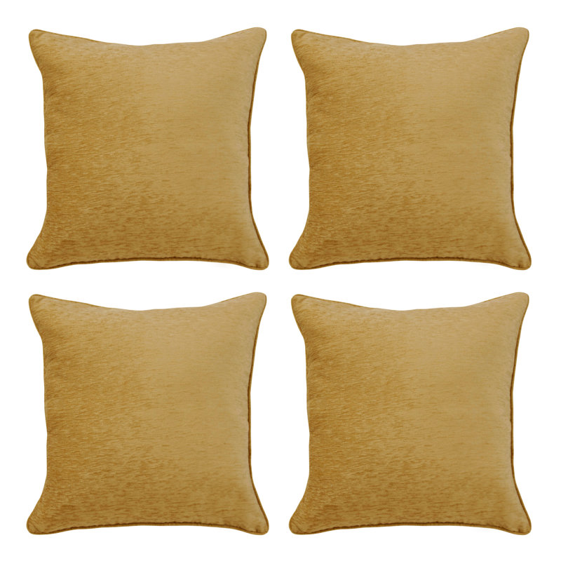Theressa Square Cushion, Yellow