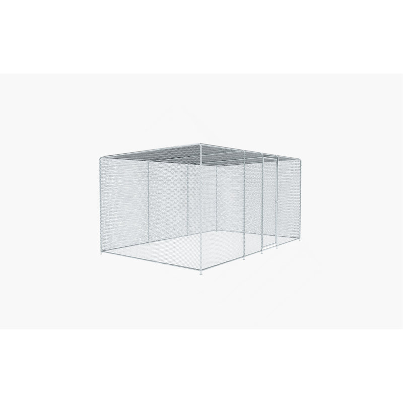 Poulailler 13 x 8 x 6,5 pi, enclos pour poulets, vert
