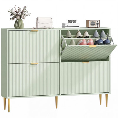 10 Pair Shoe Storage Cabinet