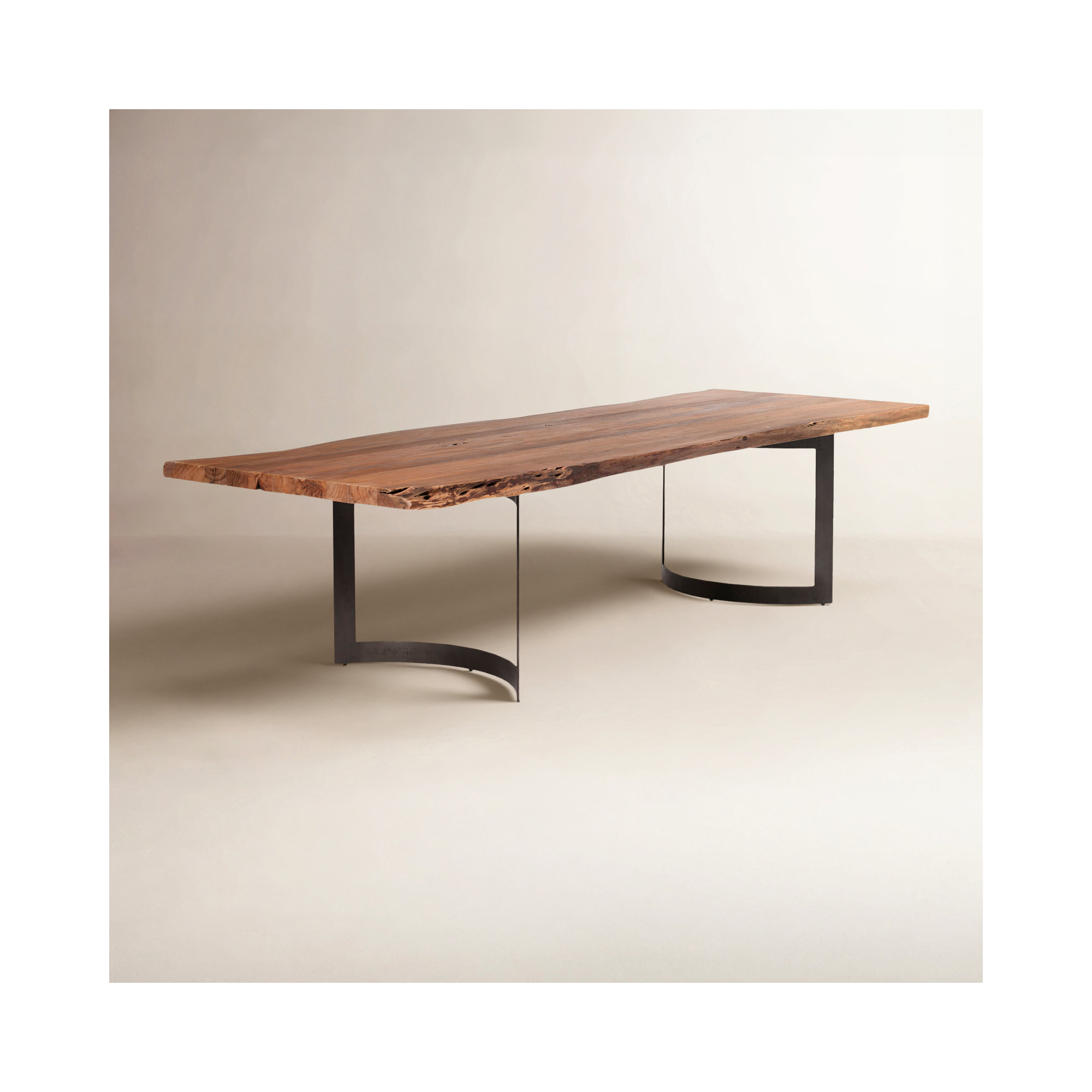 Burnell Dining Table, 78" L x 40" W, Brown