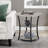 Jalane Tall End Table with 2 USB Ports, 2 Power Outlets, and 3-Tier Storage Shelves-1007466