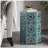 Galore 14" Side Table with Sunburst Cut Out Design, Teal-2142119945-2142119949
