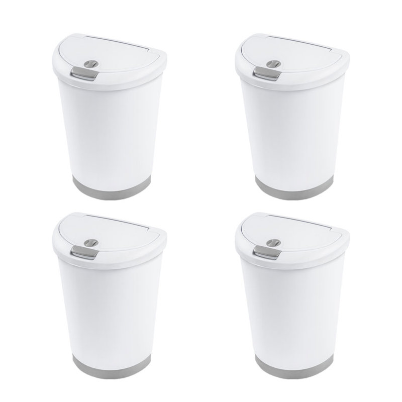 Sterilite Dog-Proof 12.3 Gallon Touch Top Trash Can