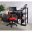 Bureau d'ordinateur Lyphre avec surface de travail spacieuse et fabrication robuste, parfait pour le bureau à domicile et les zones d'étude.-1584250914
