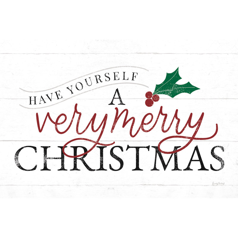 Vintage Christmas IV RG by Becky Thorns - Wrapped Canvas Print, 30cm H x 46cm W