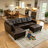 Maumee Upholstered Sectional-2103727546-2103727431