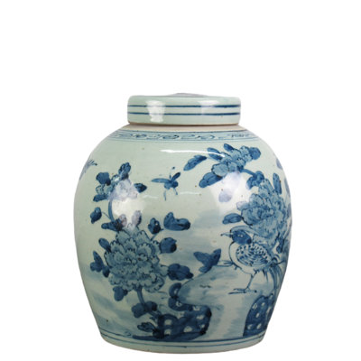 Pot asiatique en porcelaine asiatique fait à la main