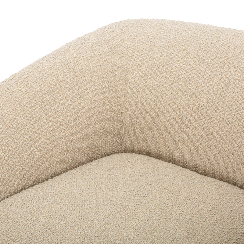Faye Armchair, Beige Boucle