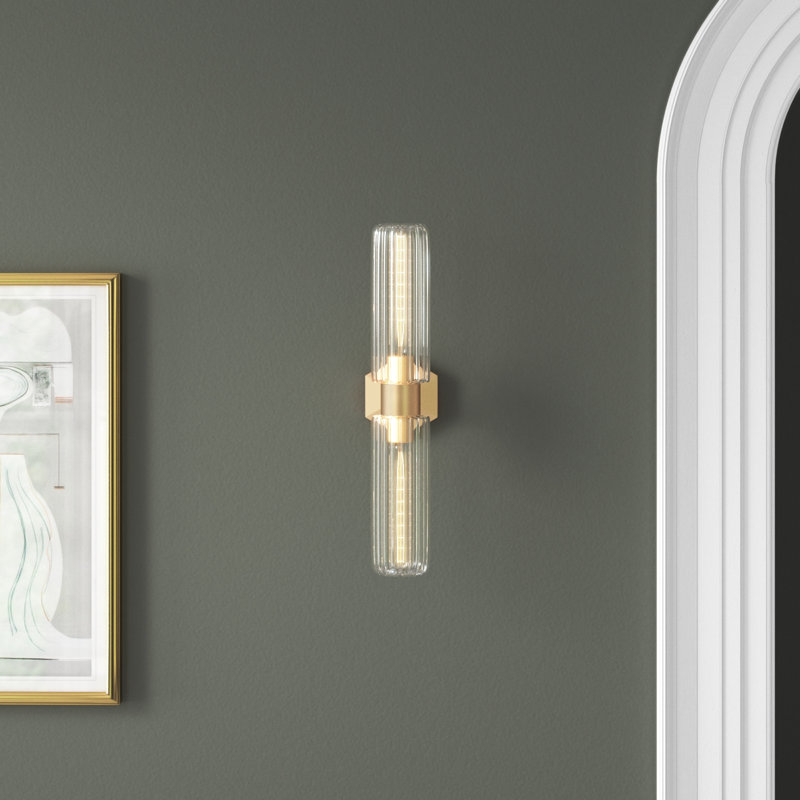Abigail Armed Sconce, Aged Brass