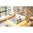 White, King, Led Canopy Bed, Easy Assembly Guide, Customizable Rails King Traditional Design, Modern Twist, Support Slats-1241152953
