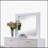 Lorimar White Finish Mirror