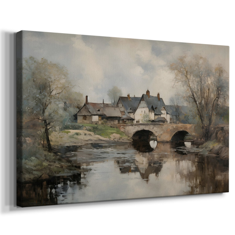 Paysages rétro - DCCCLV III - Cavas enveloppés de galerie, 40 x 60