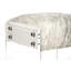 Leather Accent Stool