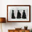 Noir et bling I - peinture encadrée-292251395-292251406-292388892