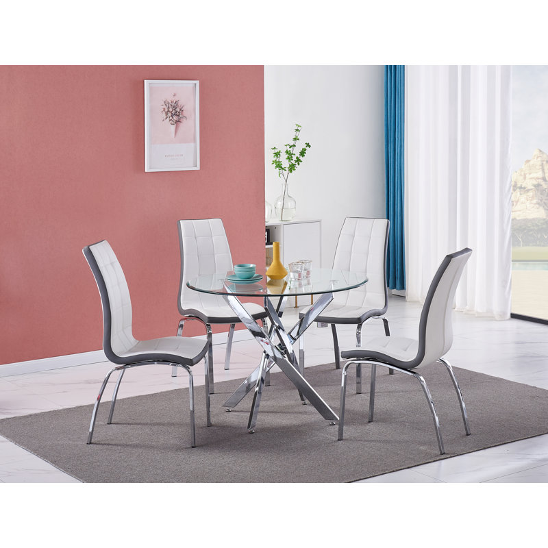 4 - Person Dining Set, White