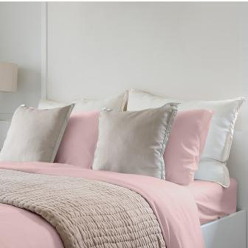 Deluxe Soft 100% Rayon Derived from Bamboo 4-Piece Sheet Set, Rose, King Sheet Set  with 2 Pillowcases