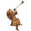 Figurine de fille trompette Anges de Saint-Pierre