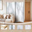 Paravent 4 panneaux à cloison pliable Royal Soft White Marble-134490862-134490860