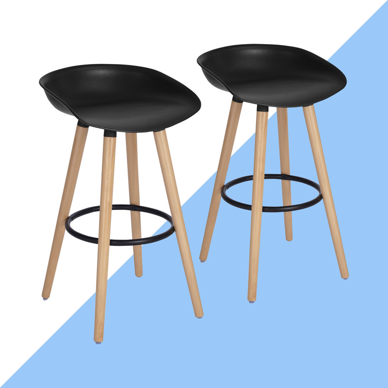 Tata 68cm Bar Stool, Black, 2
